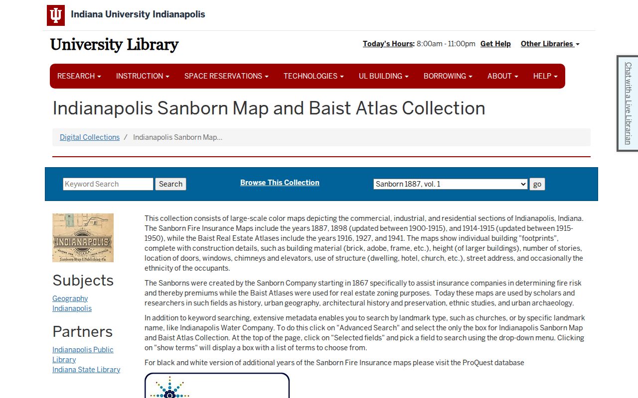 Marion County city directory Sanborn and Baist maps